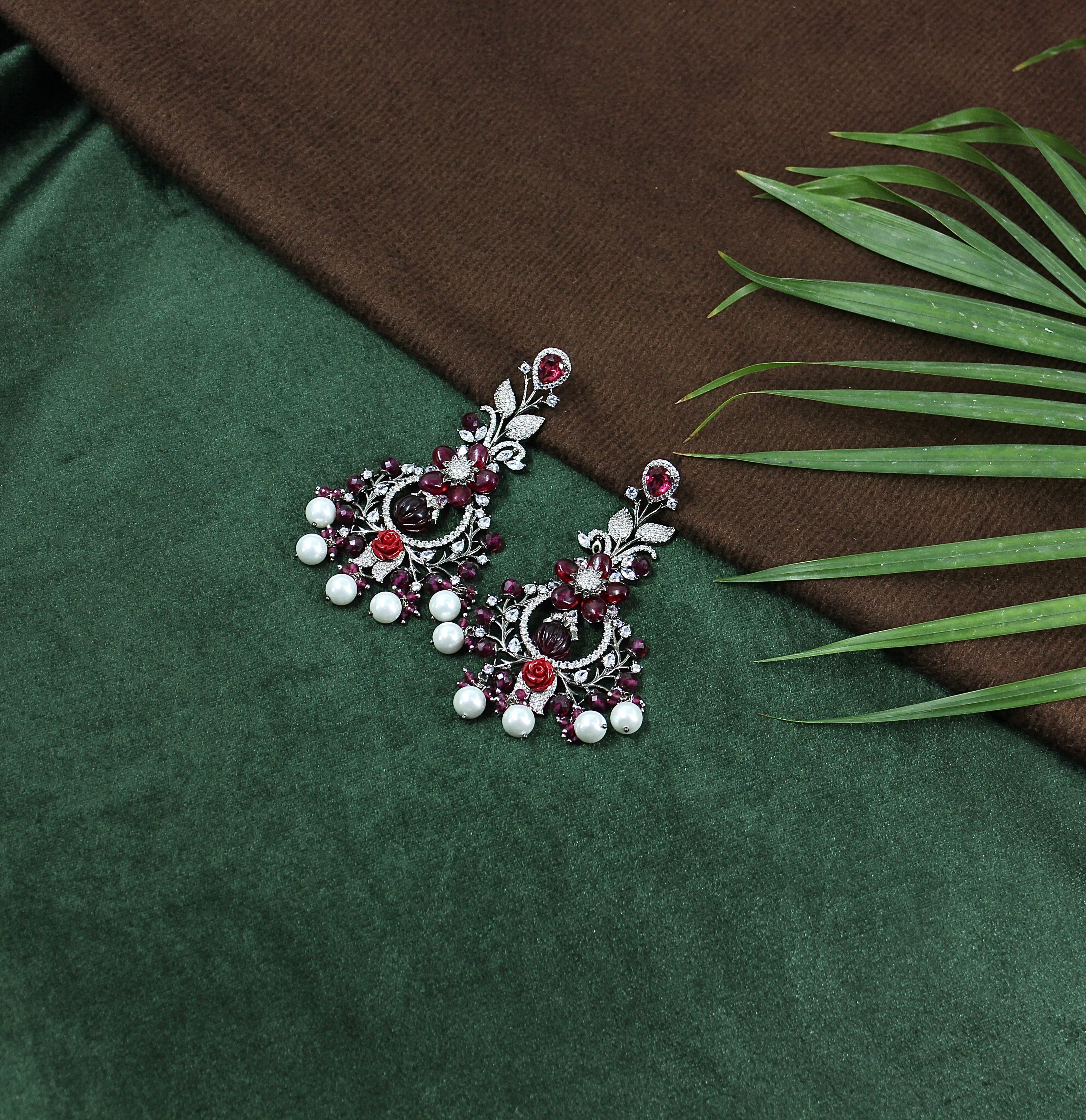 Ranjika Pearl Bloom Earrings