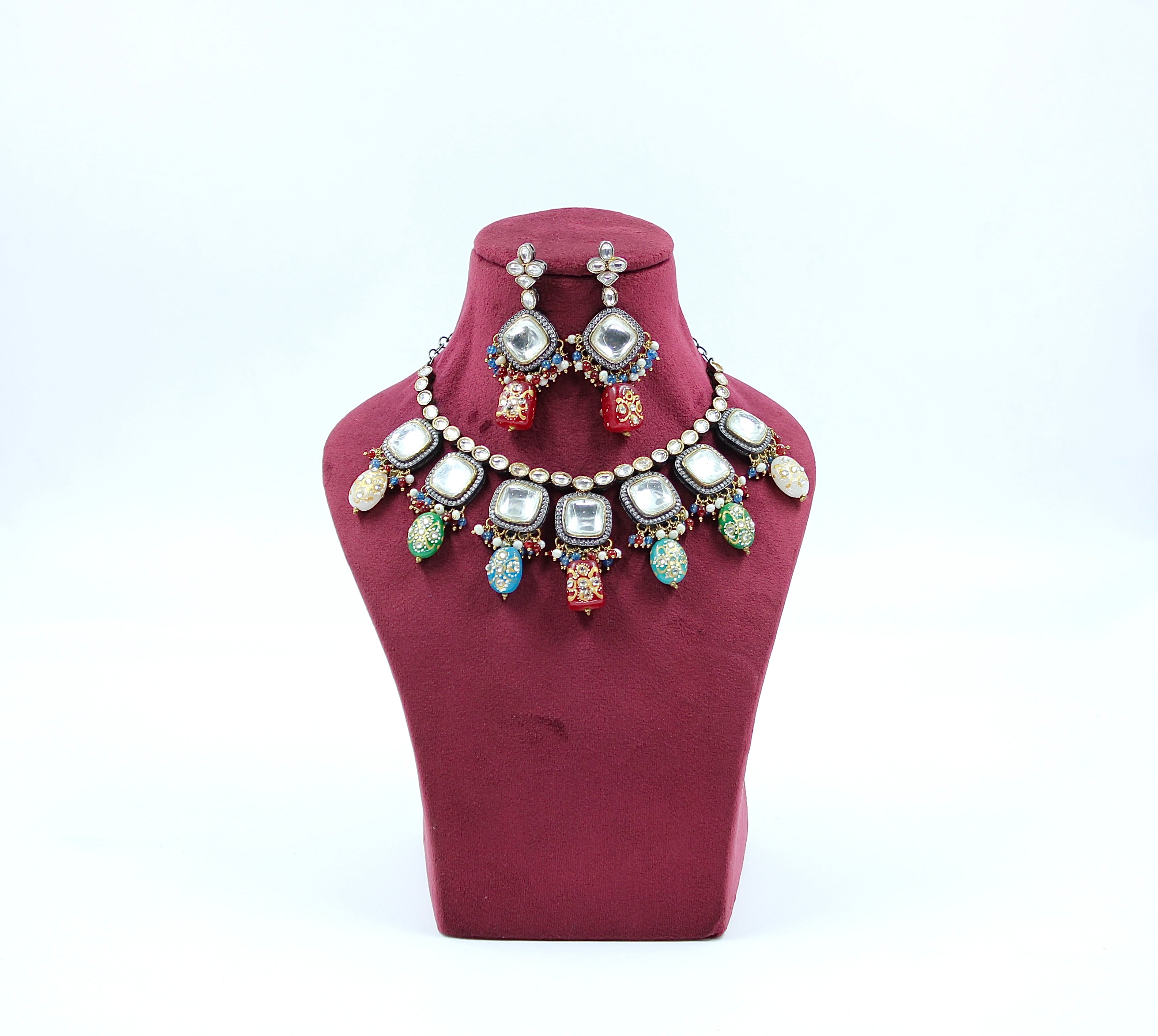 Eesha – Antique Polki Necklace Set