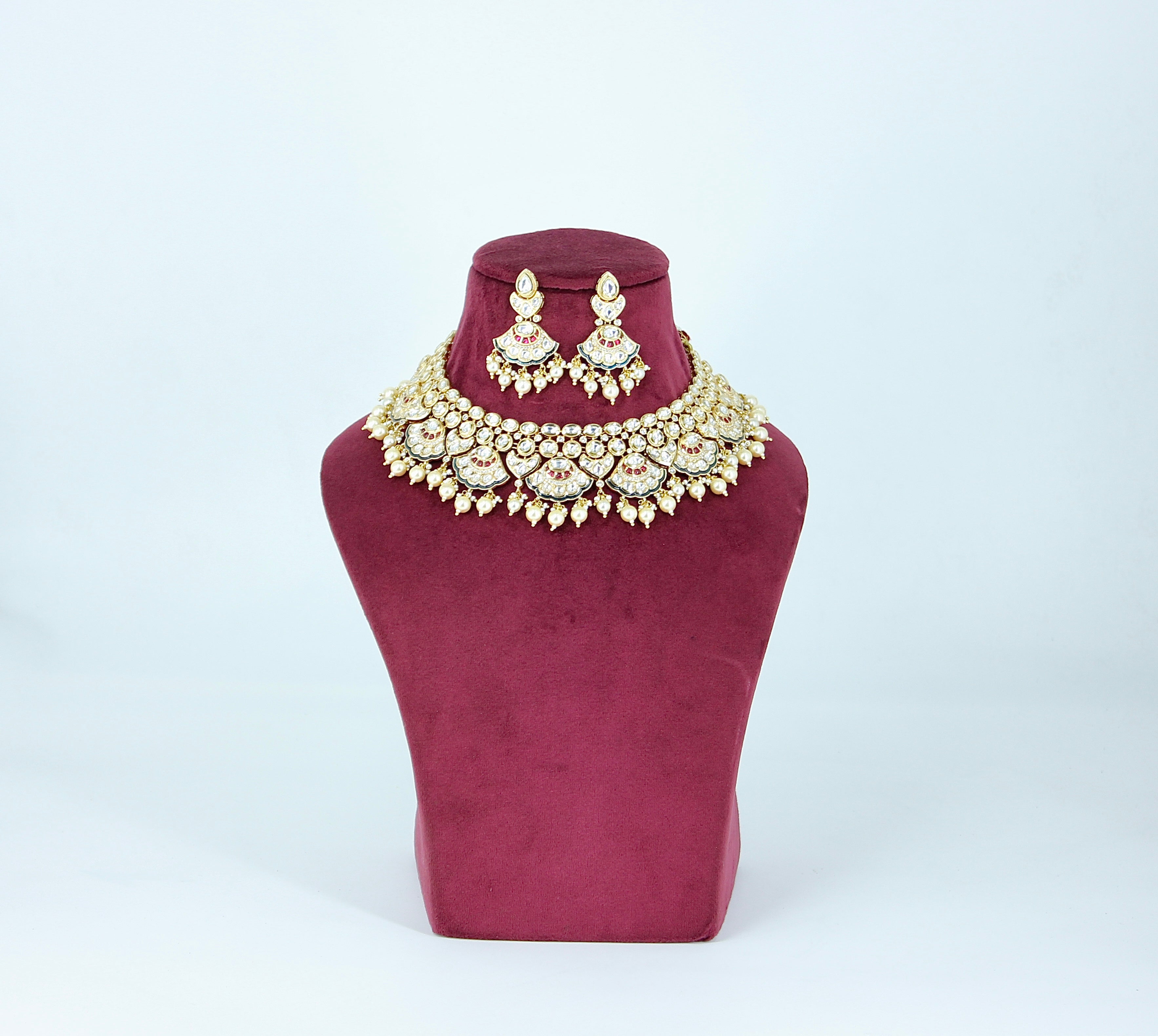 Ravisha – Heritage Polki Necklace Set