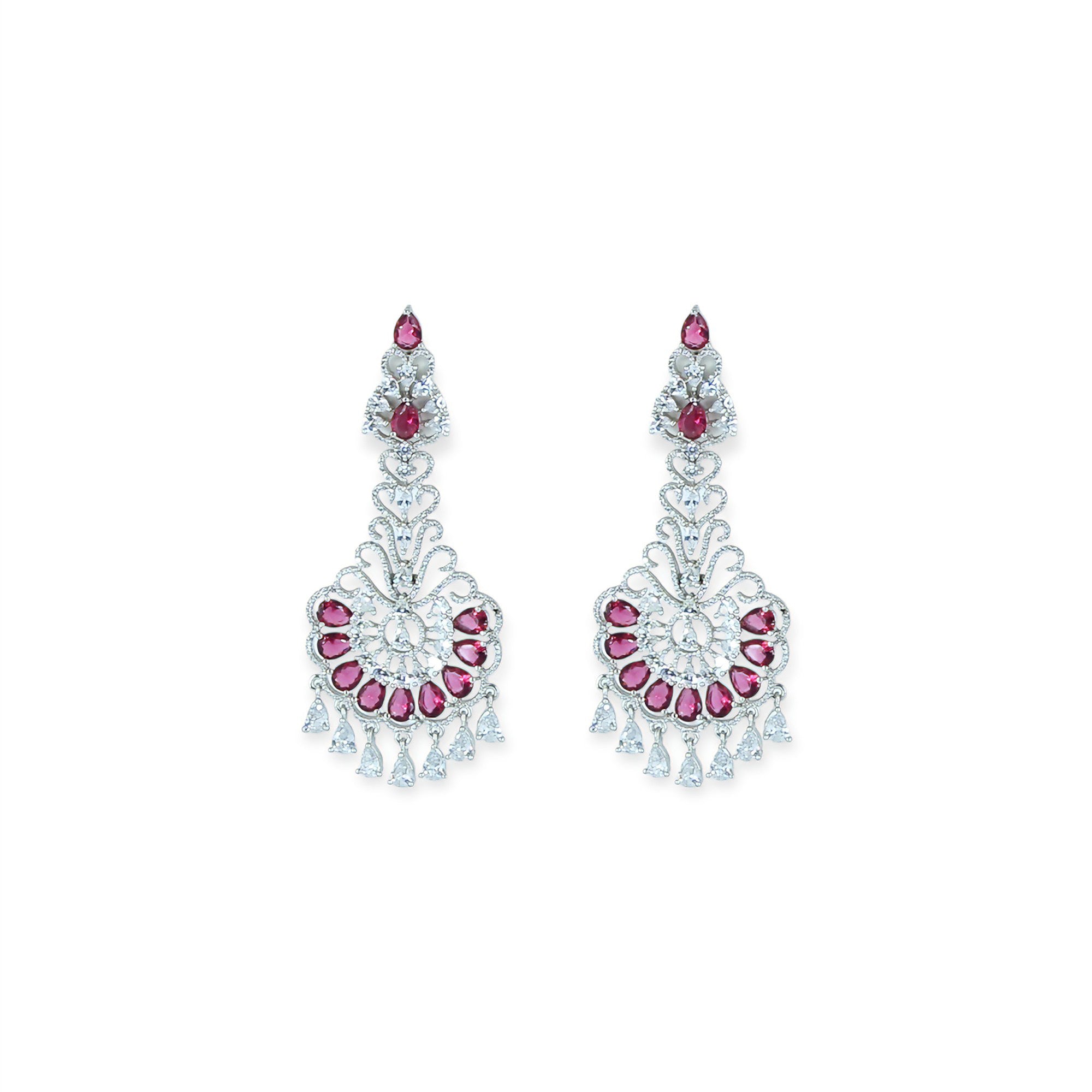 Ilisha Ruby Swirl Earrings