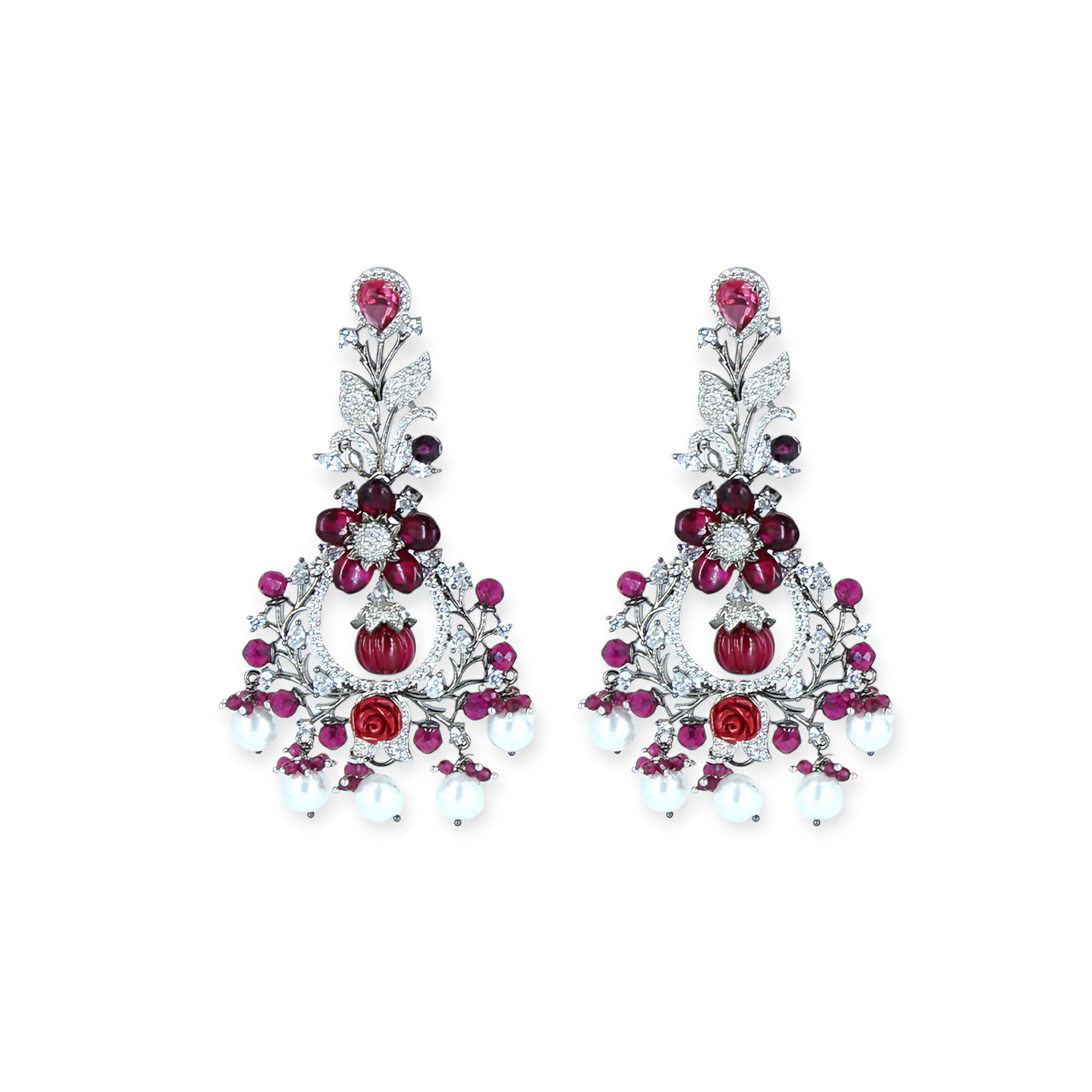 Ranjika Pearl Bloom Earrings