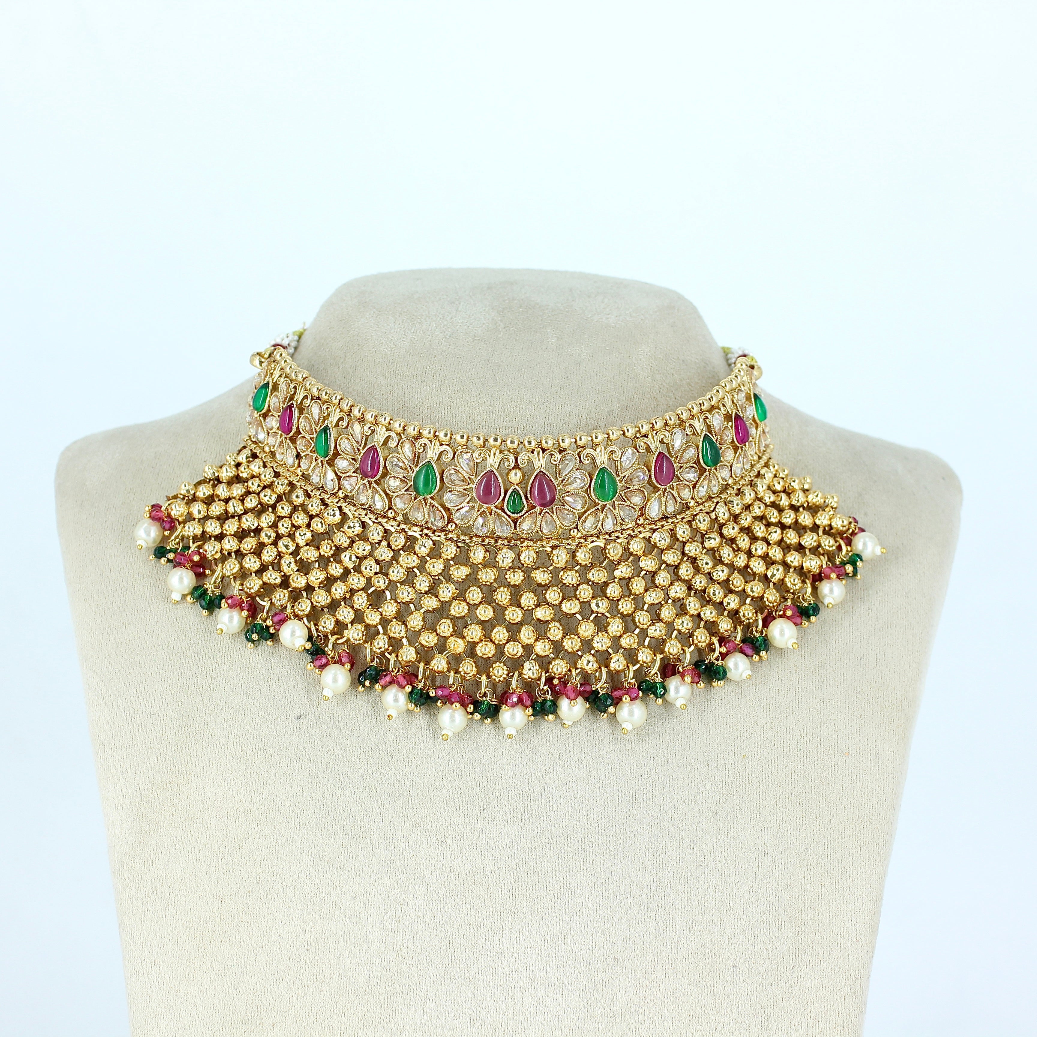 Anvitha – Regal Temple Necklace Set