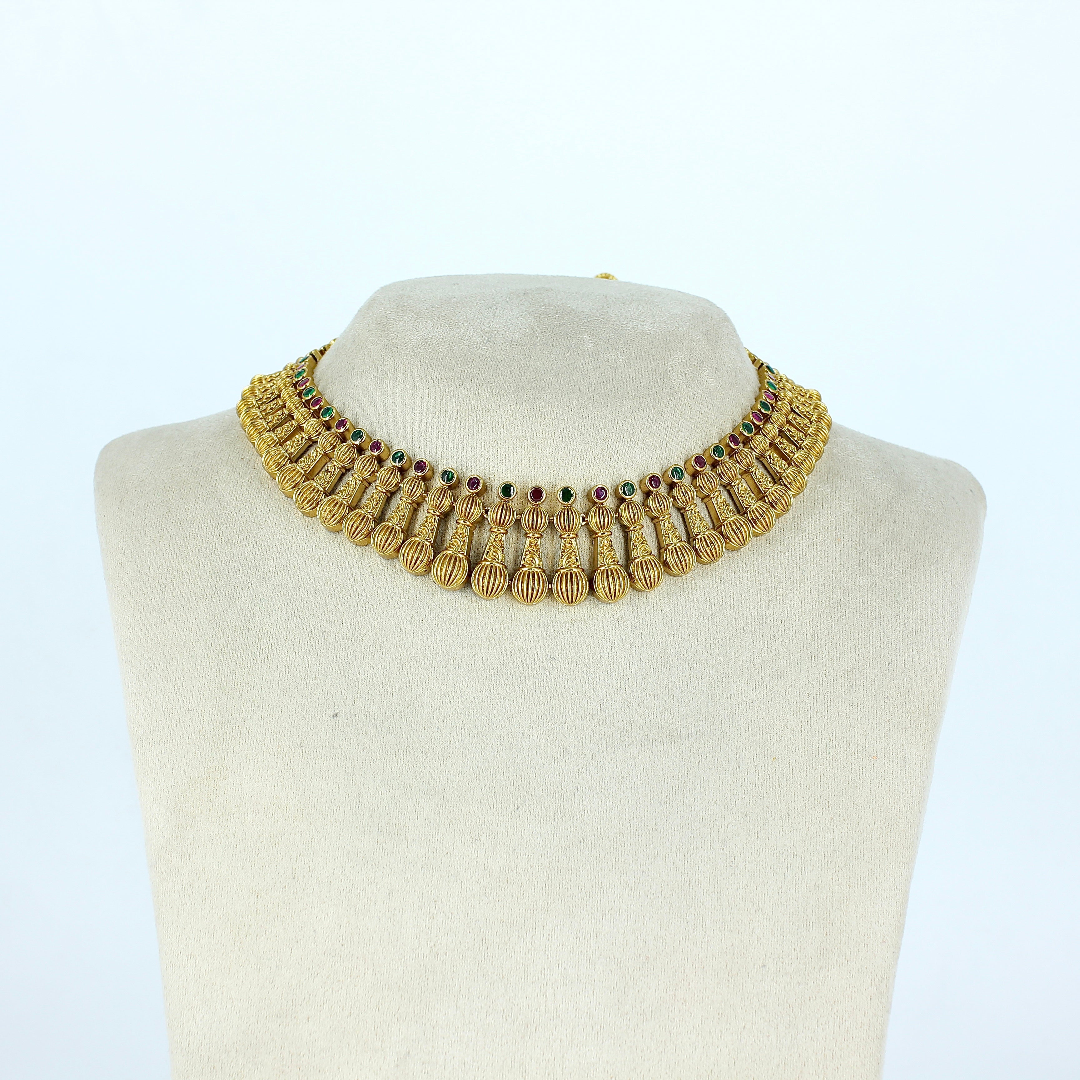 Saumya – Heritage Temple Necklace Set