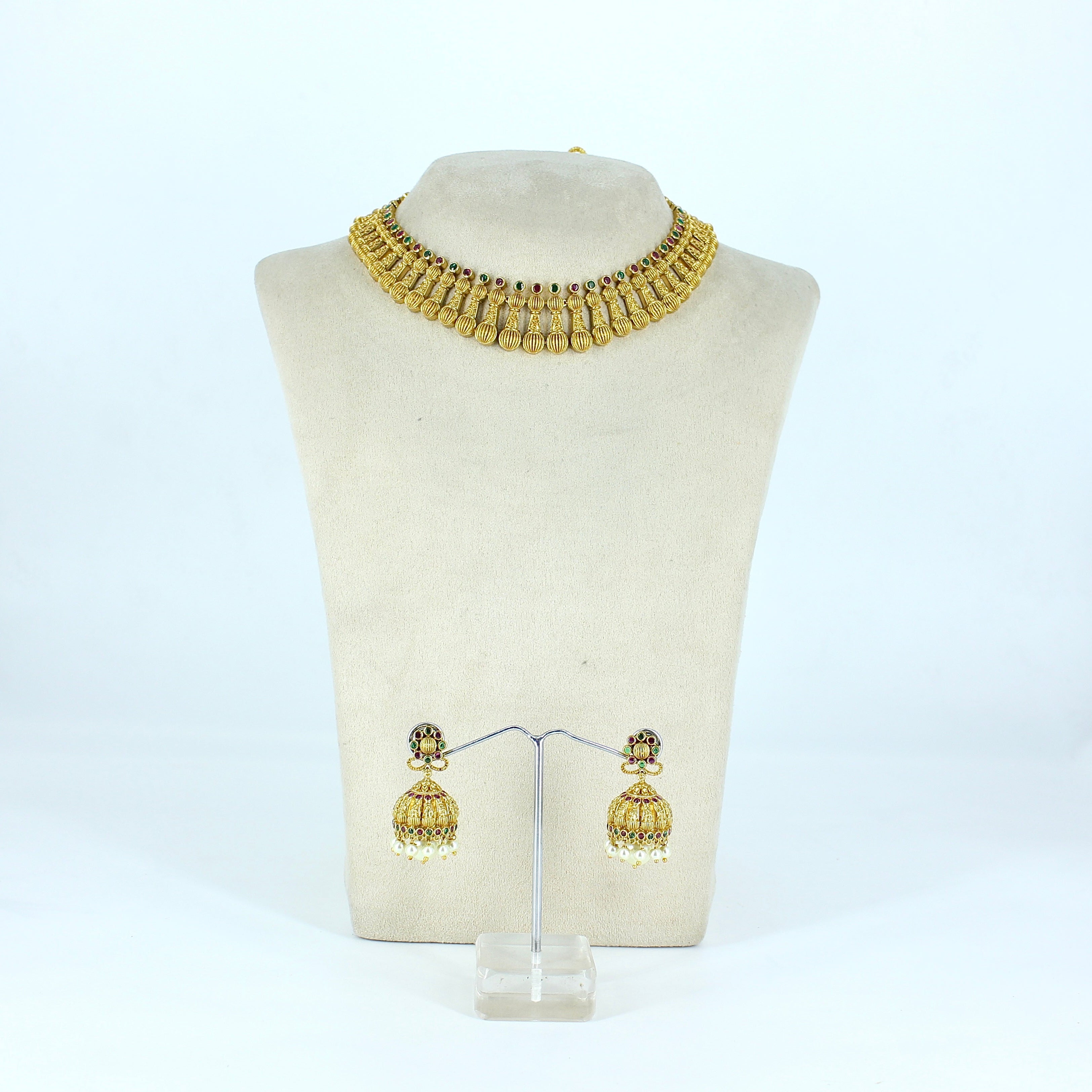 Saumya – Heritage Temple Necklace Set