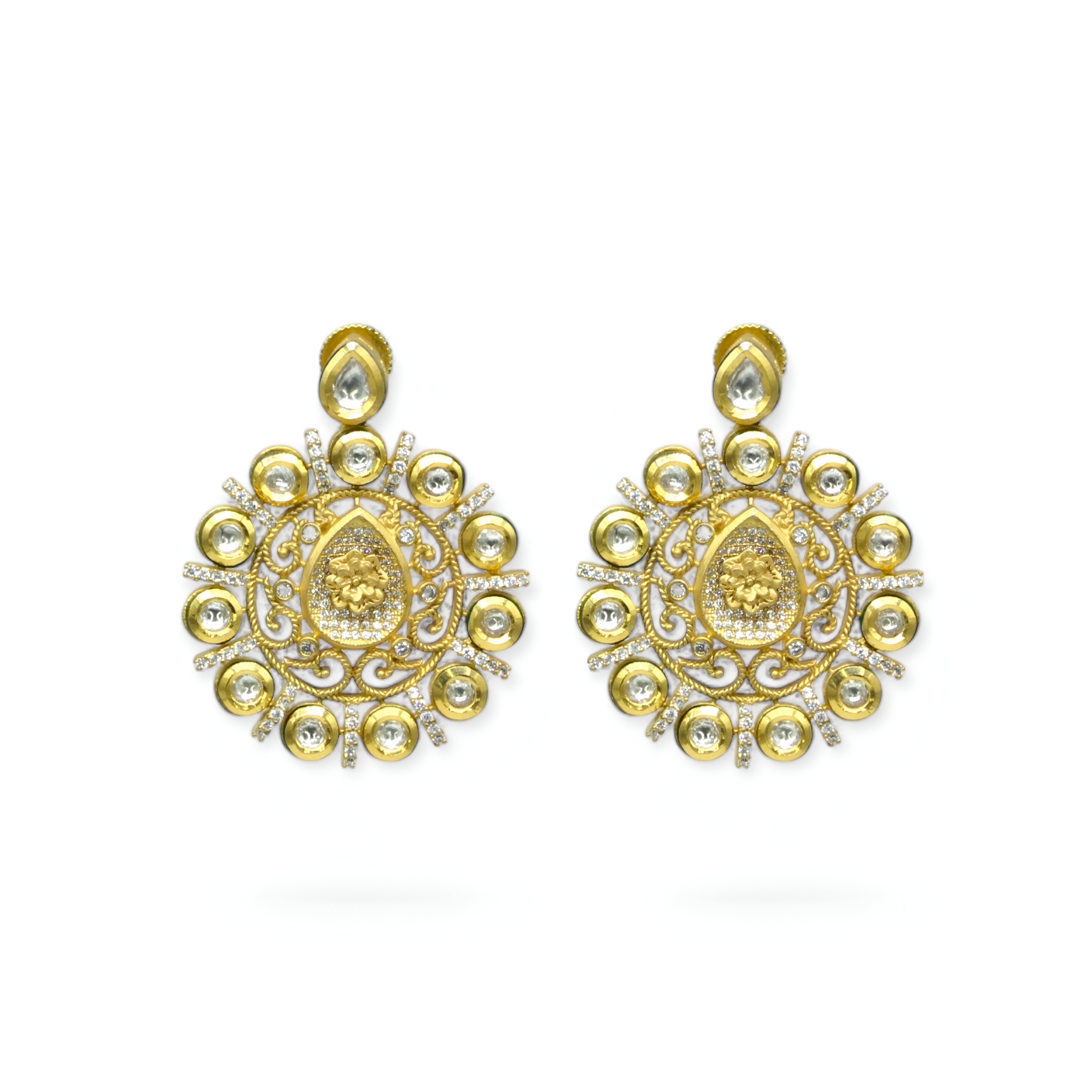 Regal Radiance Kundan Earrings