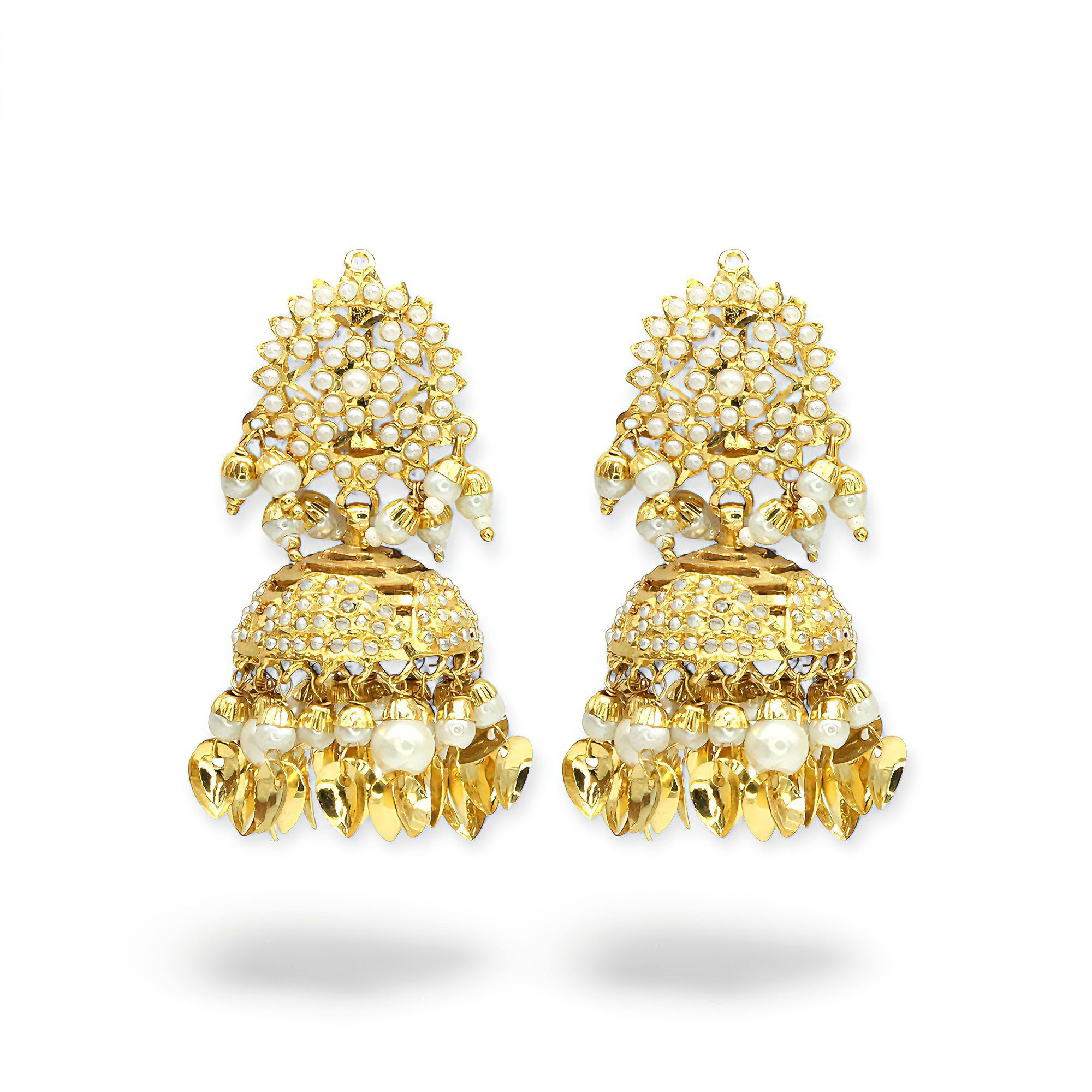 Swara – Pearl Cluster Jadau Jhumkas