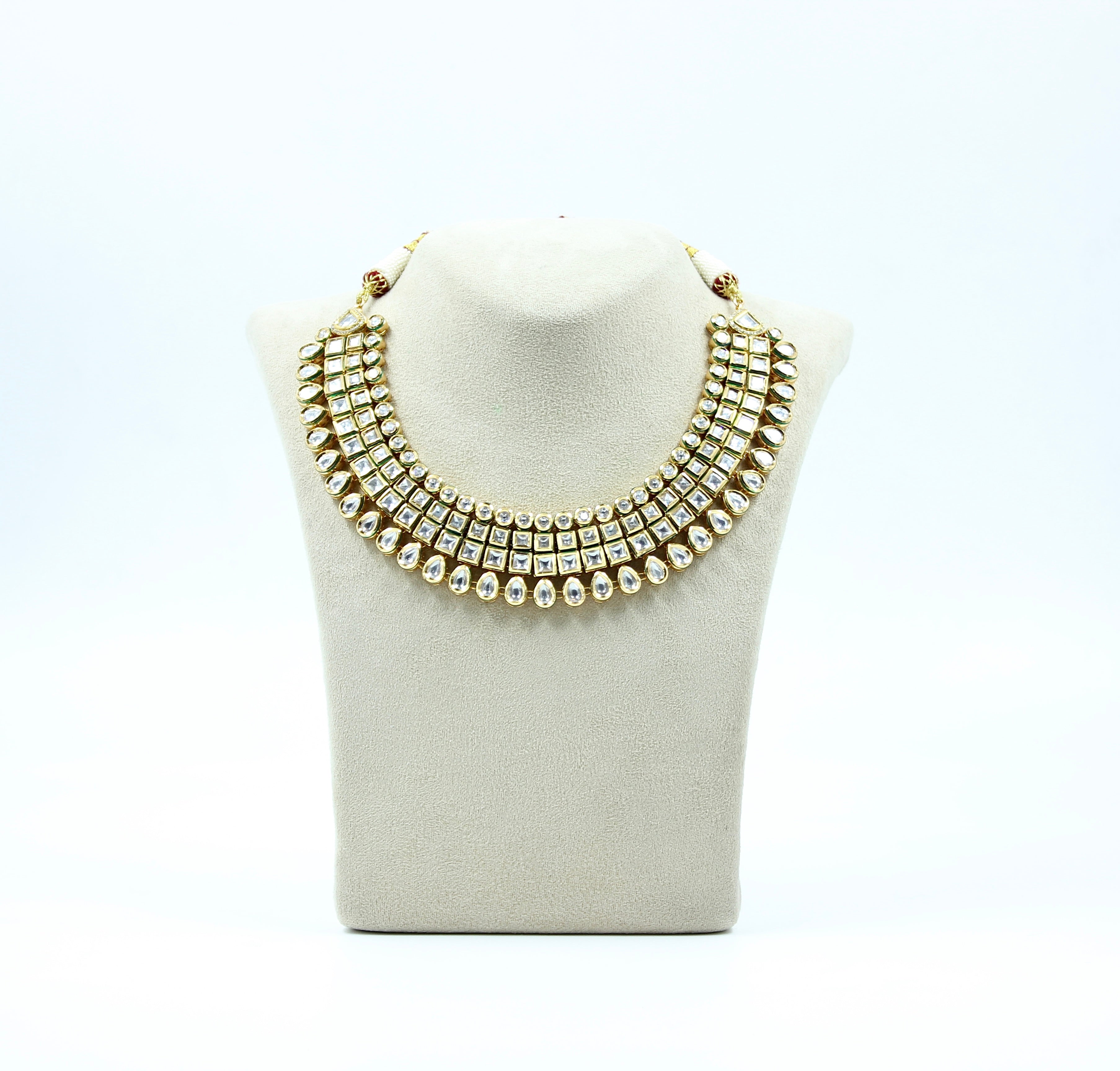 Rajnandini – Regal Mosaic Kundan Necklace Set