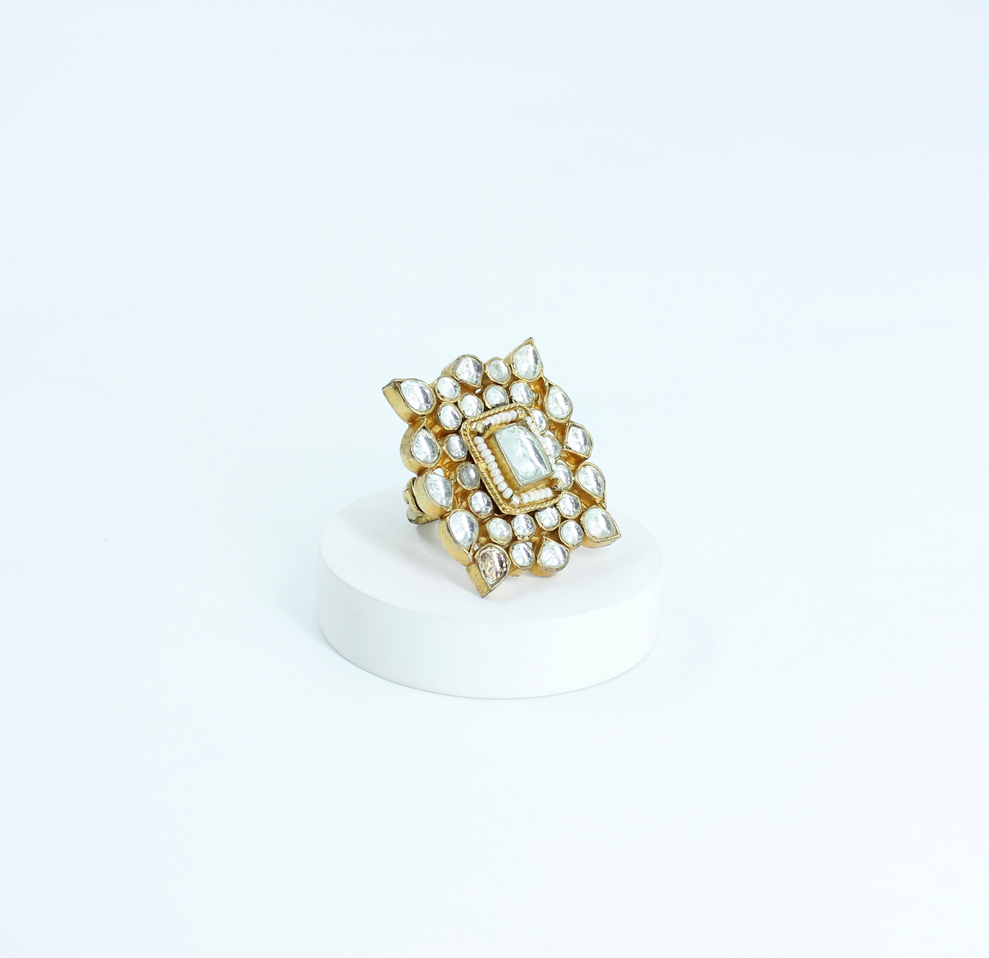 Iravati – Kundan Radiance Ring
