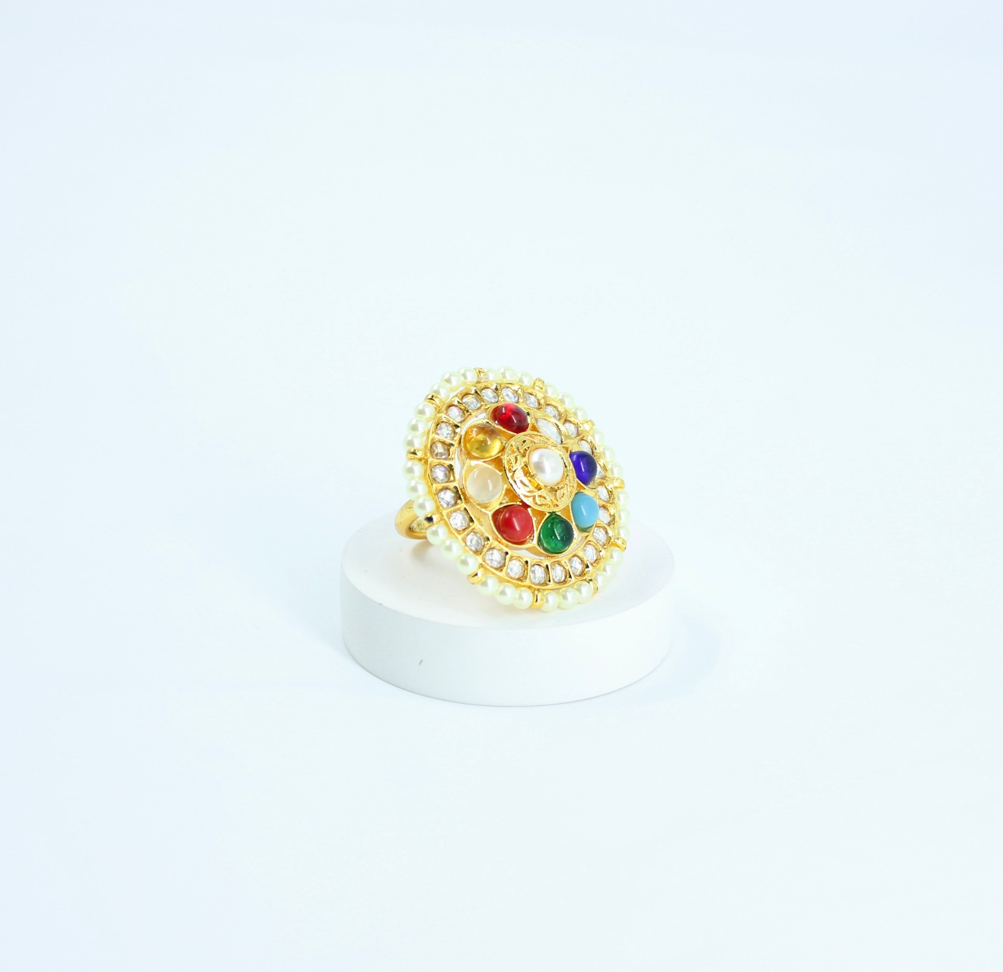 Navya – Navratna Kundan Ring