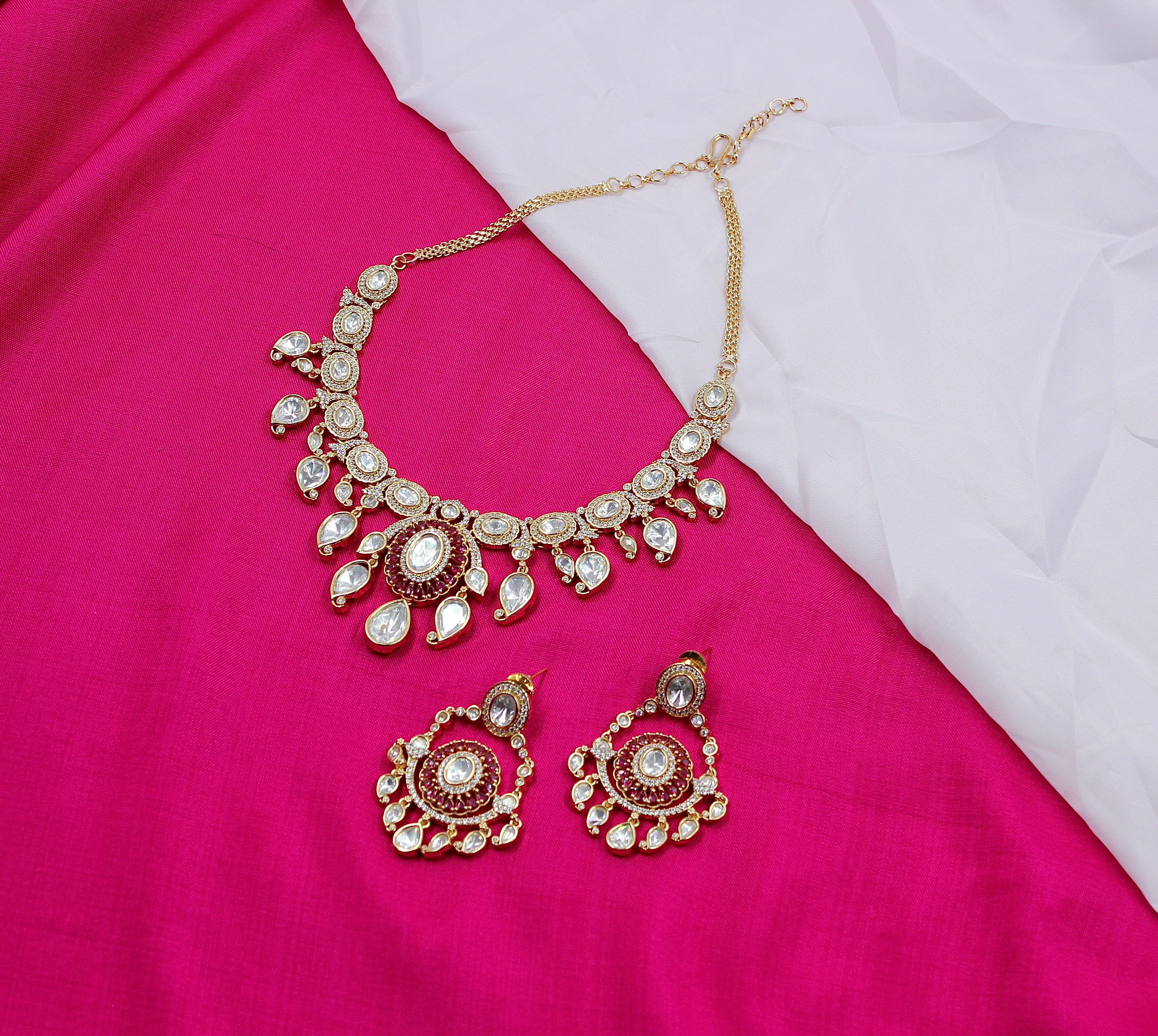 Tarini – Heritage Polki Necklace Set